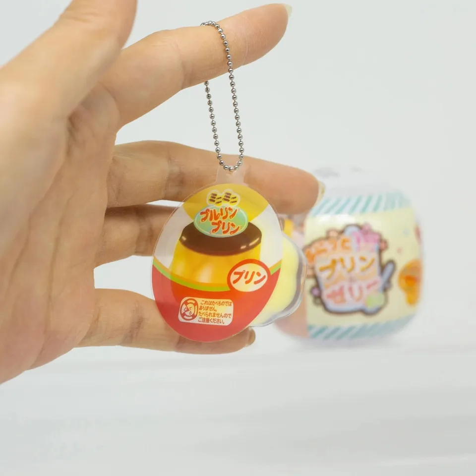 J.DREAM Mini Pudding Jelly Gacha Capsule Toy Stress Relief Squeeze
