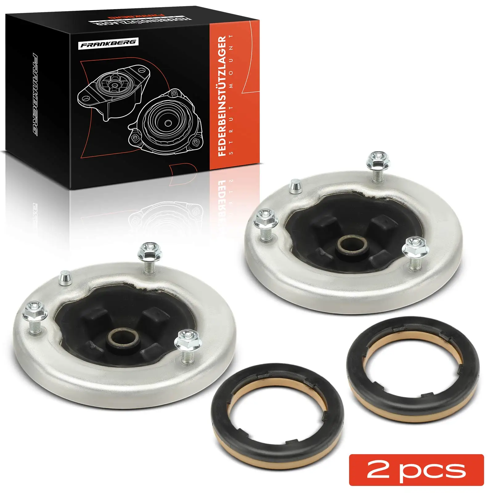 Frankberg 2x Domlager Federbeinstütz lager für BMW 7er E65 E66 E67 2001-2008 31336779612 803214 31336753966 31336769588