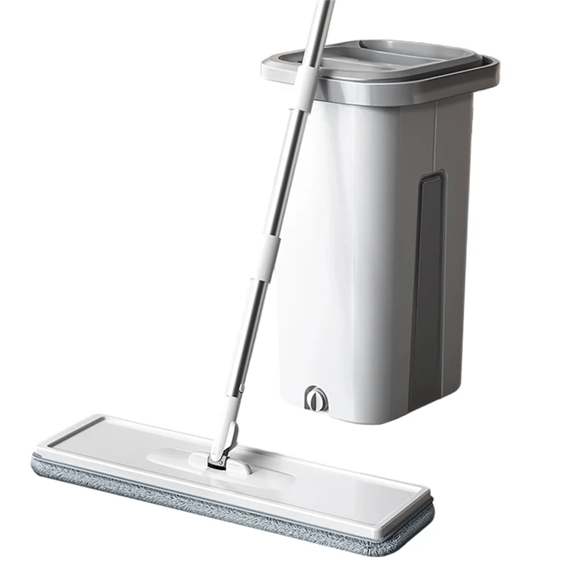 

ABDJ-Magic Mop Bucket Set-360 Degree Flat Design Wet Dry Cleaning Tool For Home, Kitchen, Bathroom Floors