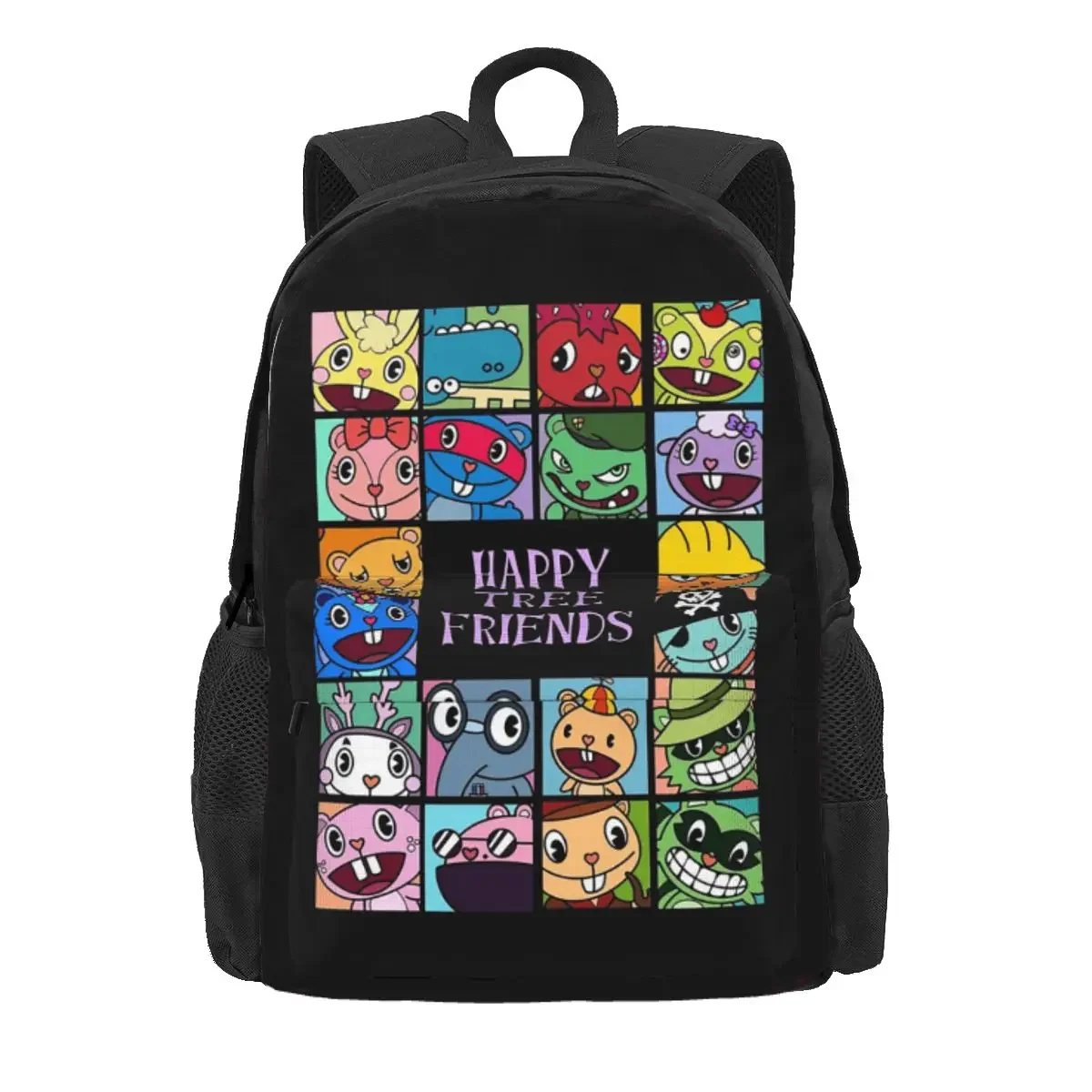 Happy Tree Friends Backpack Daypack Large Capacity Children BookBag School Bag Shoulder Bags for Men Women