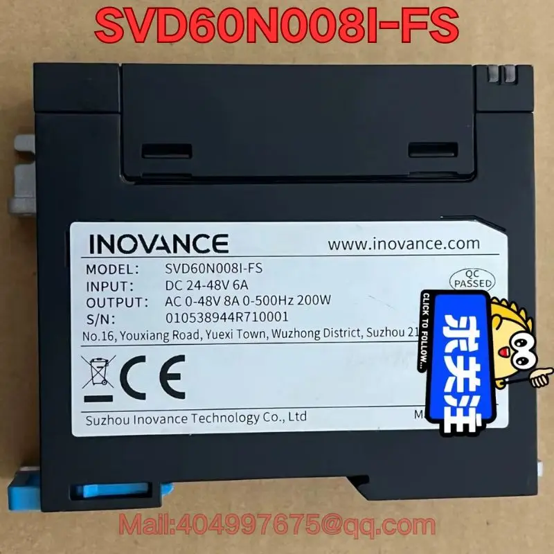 Second-hand SVD60N008I-FS controller function test is normal Latest quotation for June 2026