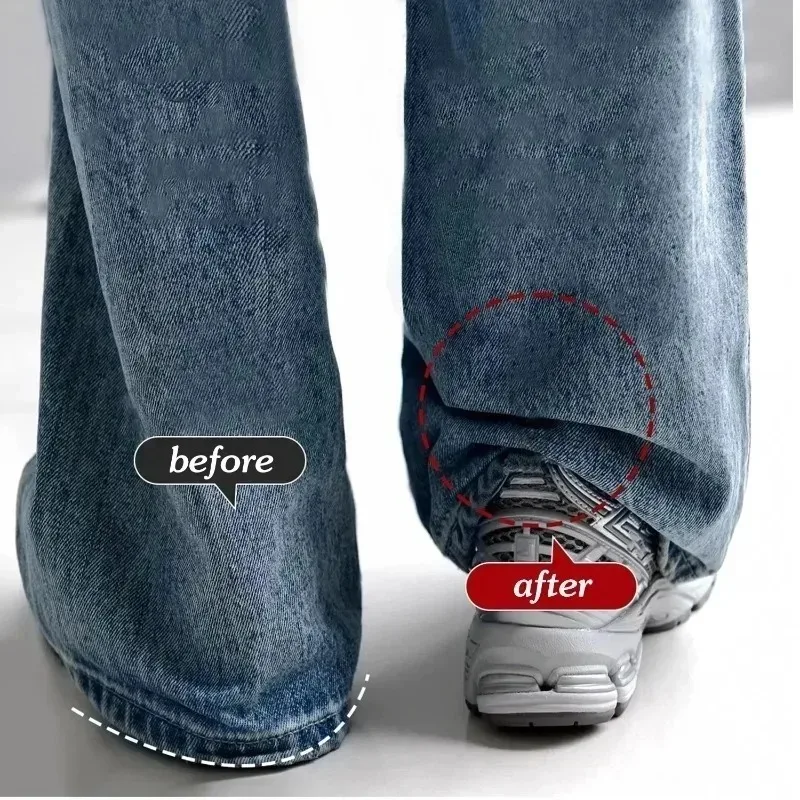 Invisible Leg Fixed Clips For Jeans Pant Hem Tightening Reusable No Sew Pants Cuff Holder Adjustable Multipurpose Pant Leg Clamp