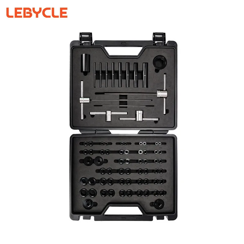 

LEBYCLE Press-Fit Bottom Bracket Bearing Tool Universal Hub Bearing Installation & Removal Kit Complete Toolbox for MTB/Road