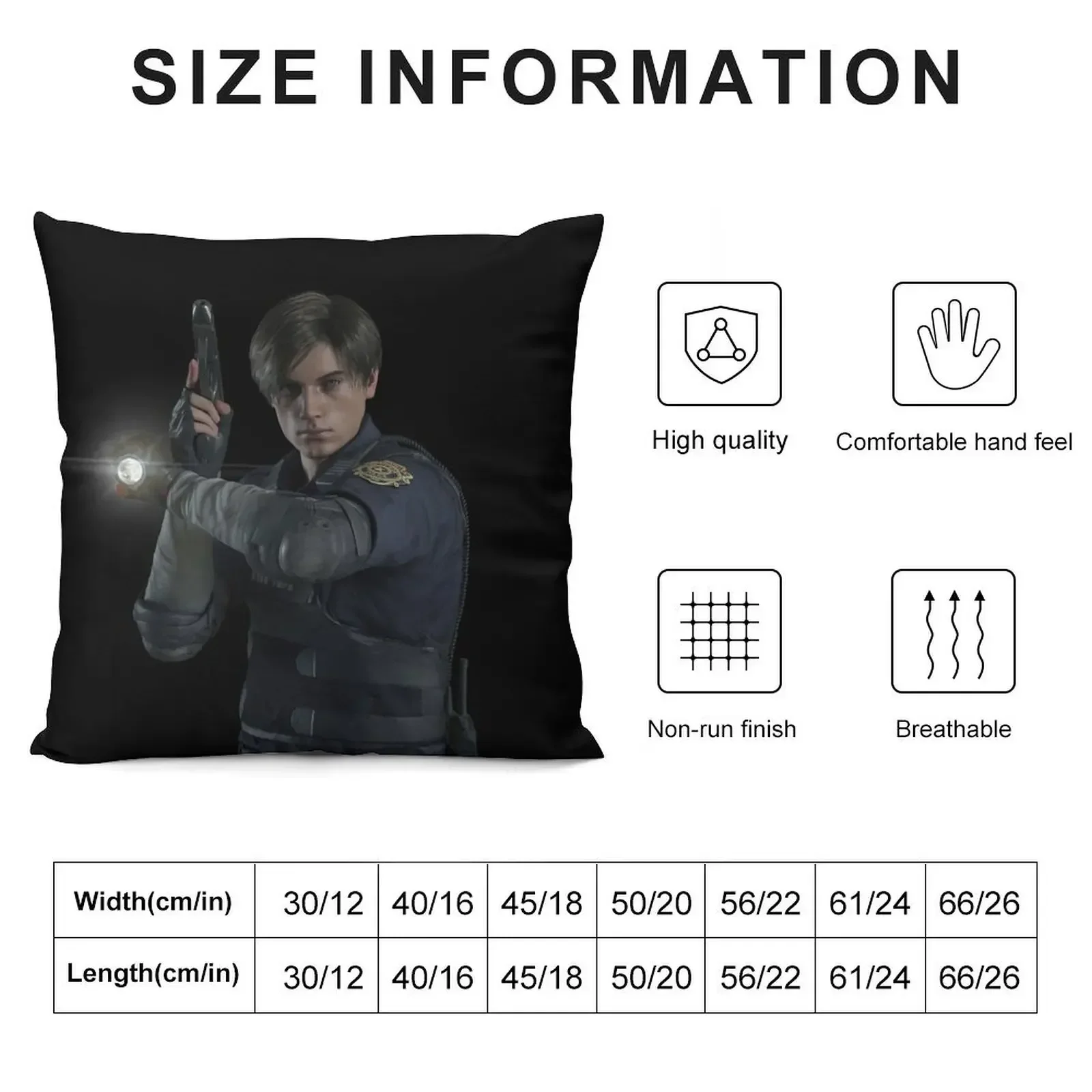 Leon Kennedy Throw Pillow Decorative Cushions christmas decorations for home 2025 Bed pillowcases Sofa Cover pillow