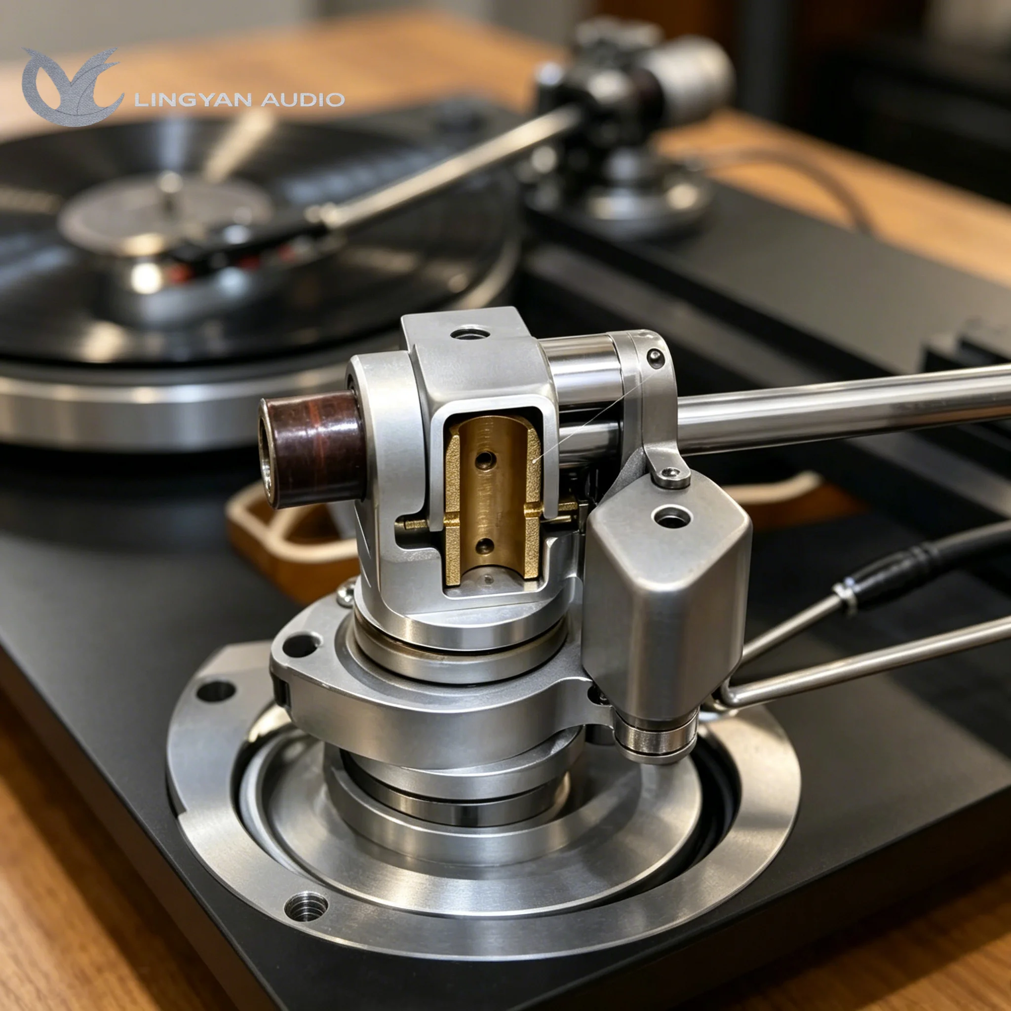 Premium Brass Component For SME 3009 3010 3012, finely made knife edge, essential accessory for vinyl tonearm arm rest