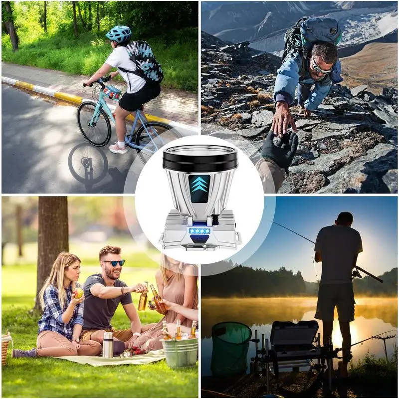 Rechargeable Headlights Night Fishing Rechargeable Headlight Outdoor Lighting Tool With High-Light LED Wick For Cycling
