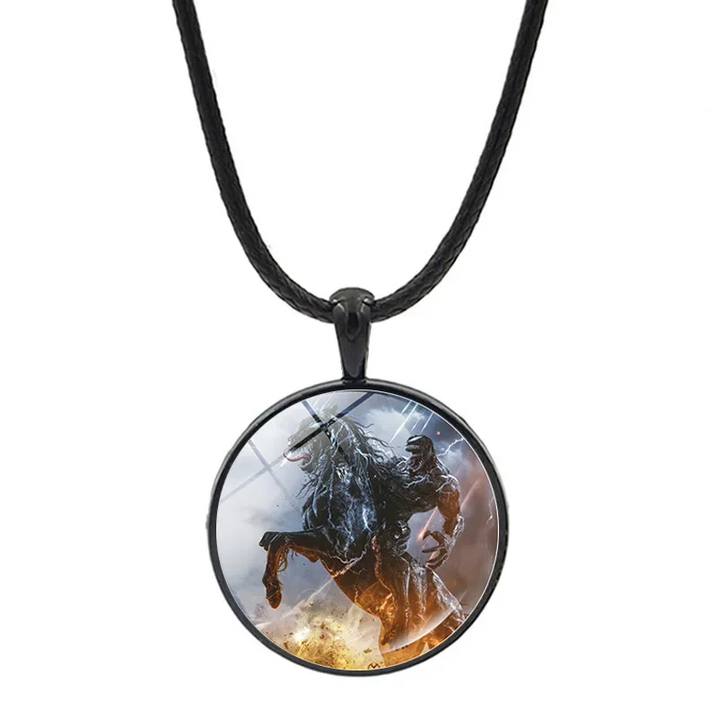 Disney Venom: The Last Dance Marvel Necklace Accessories Versatile Pendant Jewelry Sweater Chain Kids Gifts Childrens