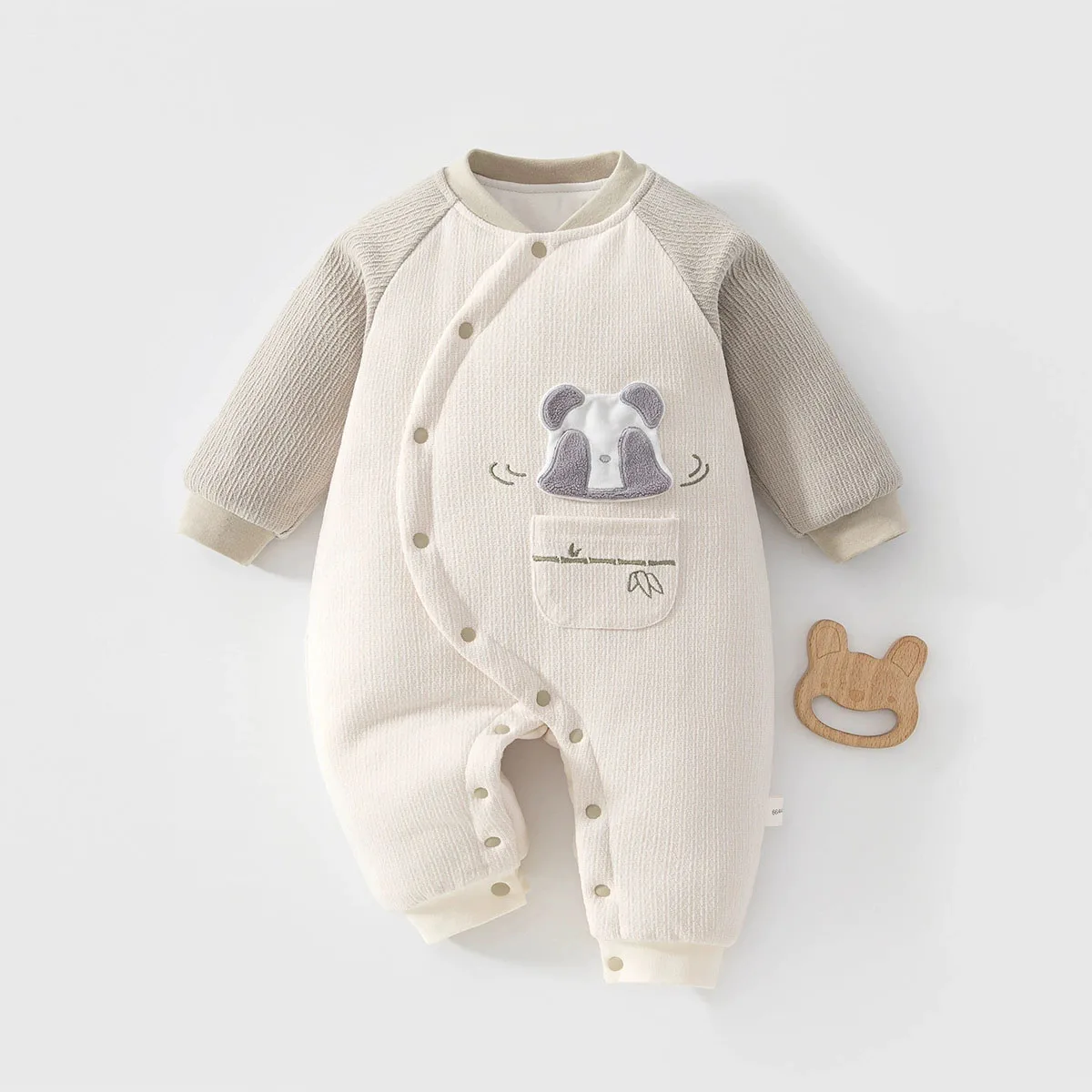 Winter Newborn Items Girl Clothes Cartoon Cute Cotton Long Sleeve Warm Thick Toddler Romper Boys Jumpsuit Baby Costumes B418