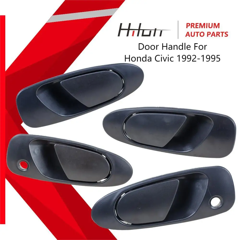 Exterior Door Handle Front Rear Left Right for 1992 1993 1994 1995 Honda Civic 72680-SR4-J01Z Car Outside Accessories