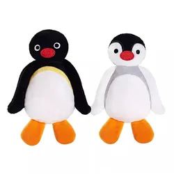 New Kawaii Cute Pingu Pinga Penguin Pair Plush Keychain Chians Kids Stuffed Toys Small Pandent For Children Gifts