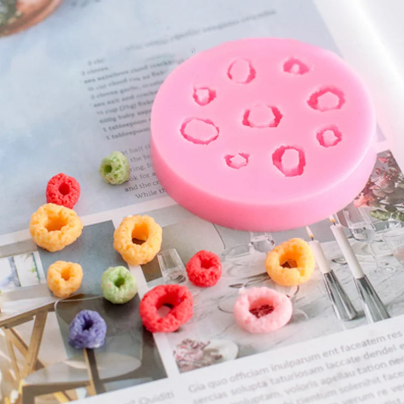 DIY Dried Fruit Candle Silicone Mould Cake Resin Crafts Simulation Grain Silicone Handmade Grain Candle Mould Home Decorations