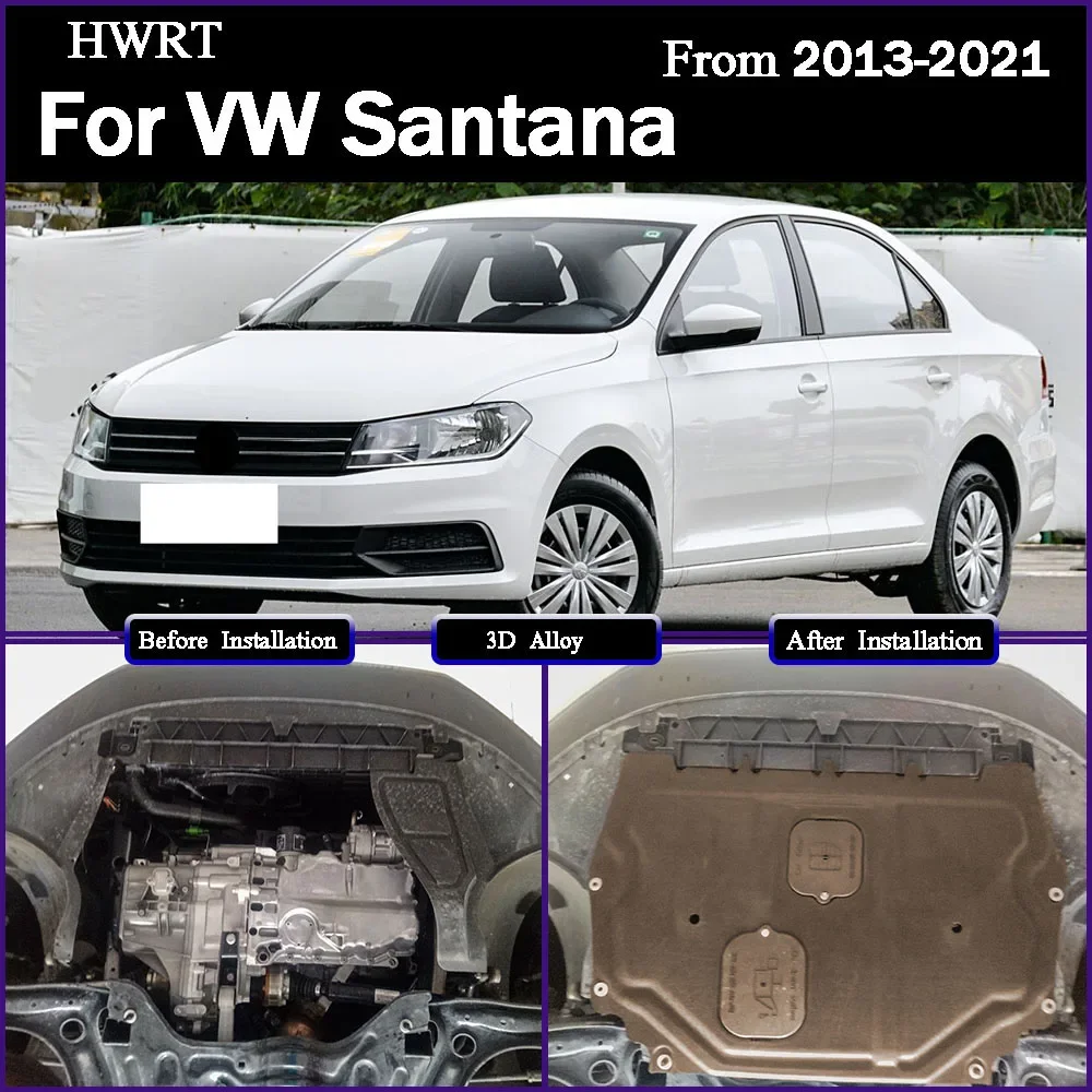

For VW Santana 2013-2021 1.5L 1.6L Under Engine Guard Splash Shield Mud Fender Cover Plate Fender Mudguard Protector