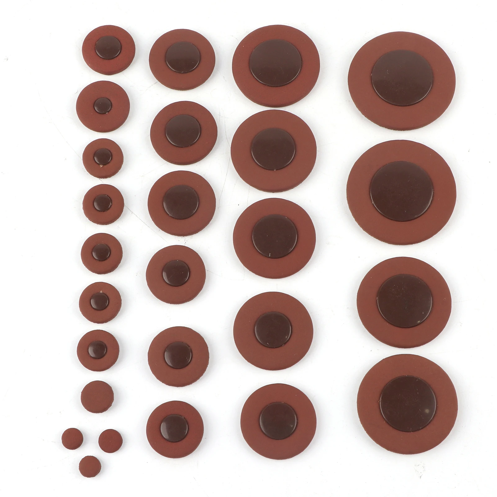 26-delige multi-size saxofoon lederen pads vervangende set voor alt saxofoon