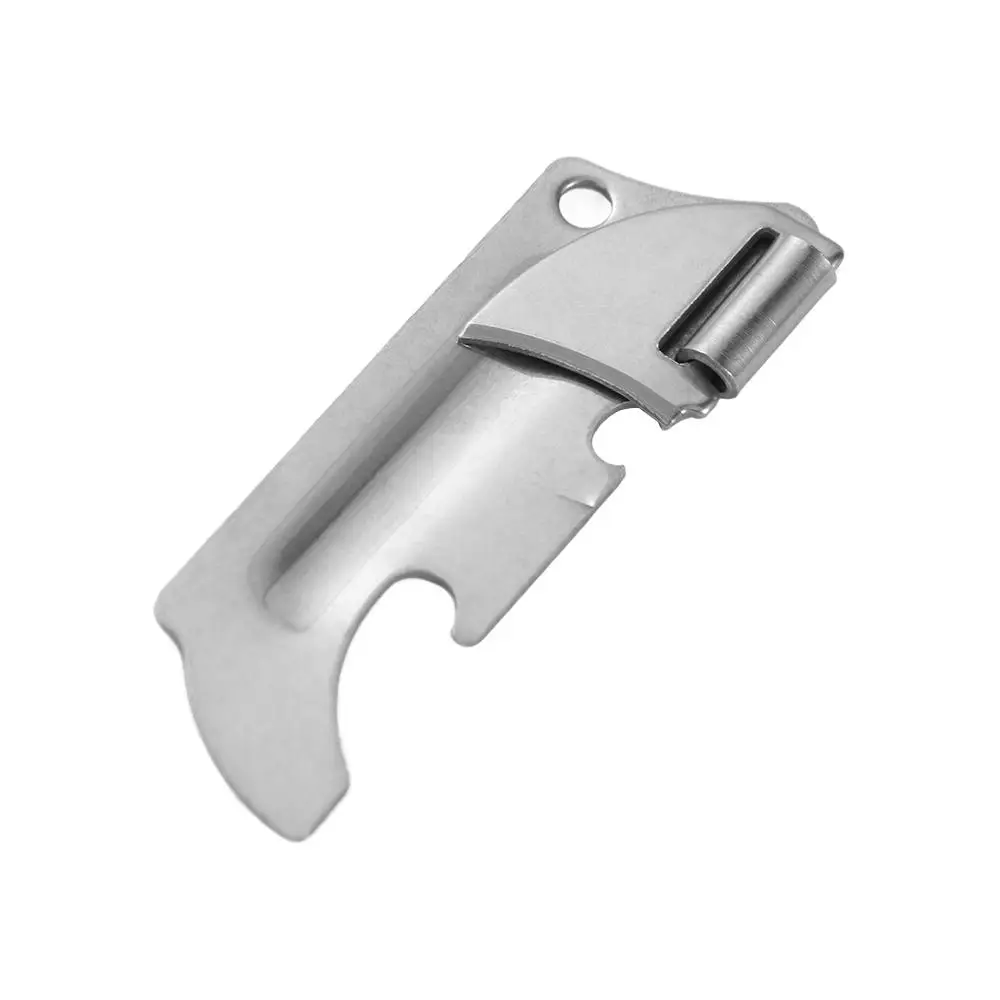 Kitchen Tools Stainless Steel Can Opener 2-in-1 Compact Bottles Opener Folding Durable Opener Gadget Home