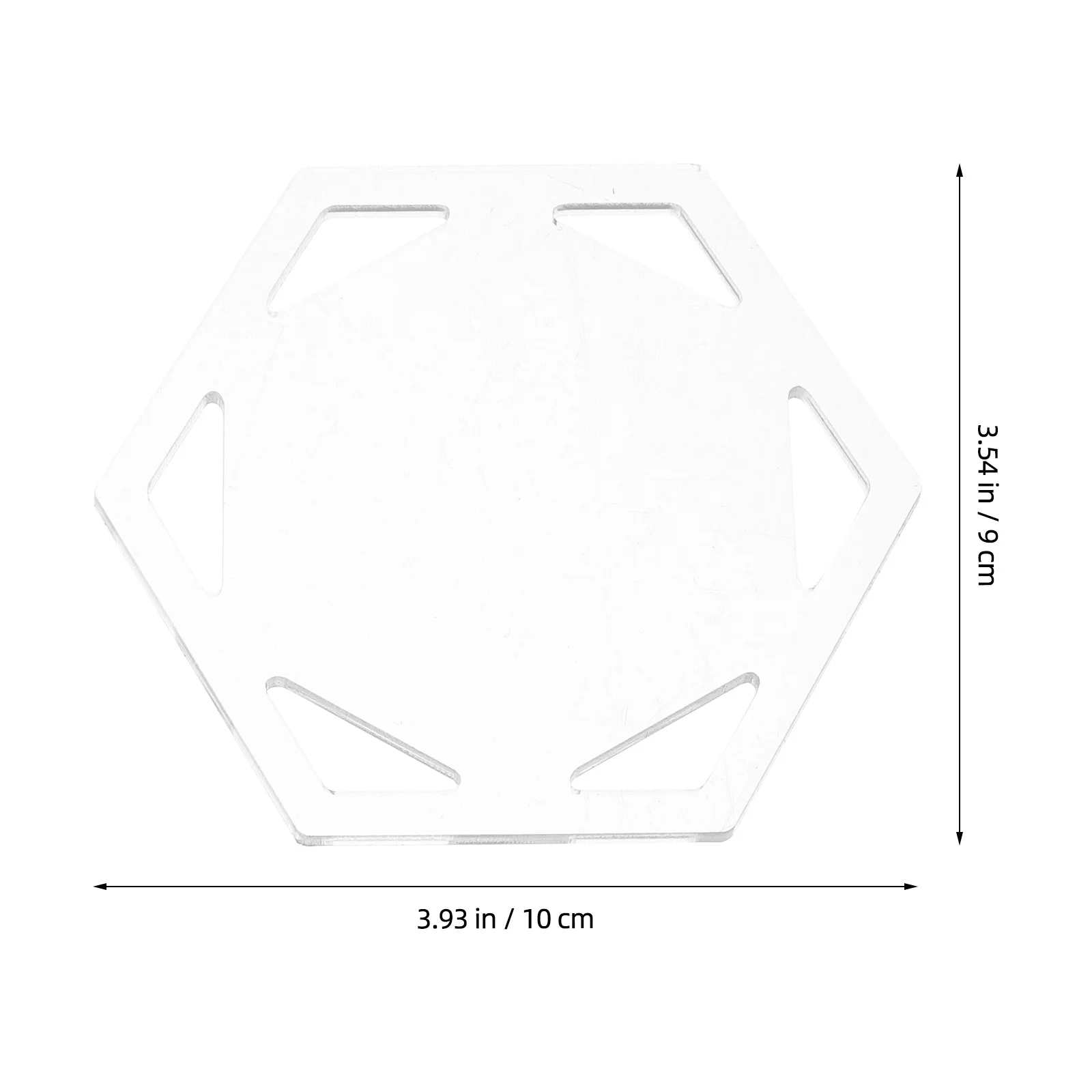 5 قطعة قوالب خياطة اللحف السداسية الأكريليك شفافة قابلة لإعادة الاستخدام DIY بها بنفسك خليط الخياطة صياغة عشاق قوالب لحاف