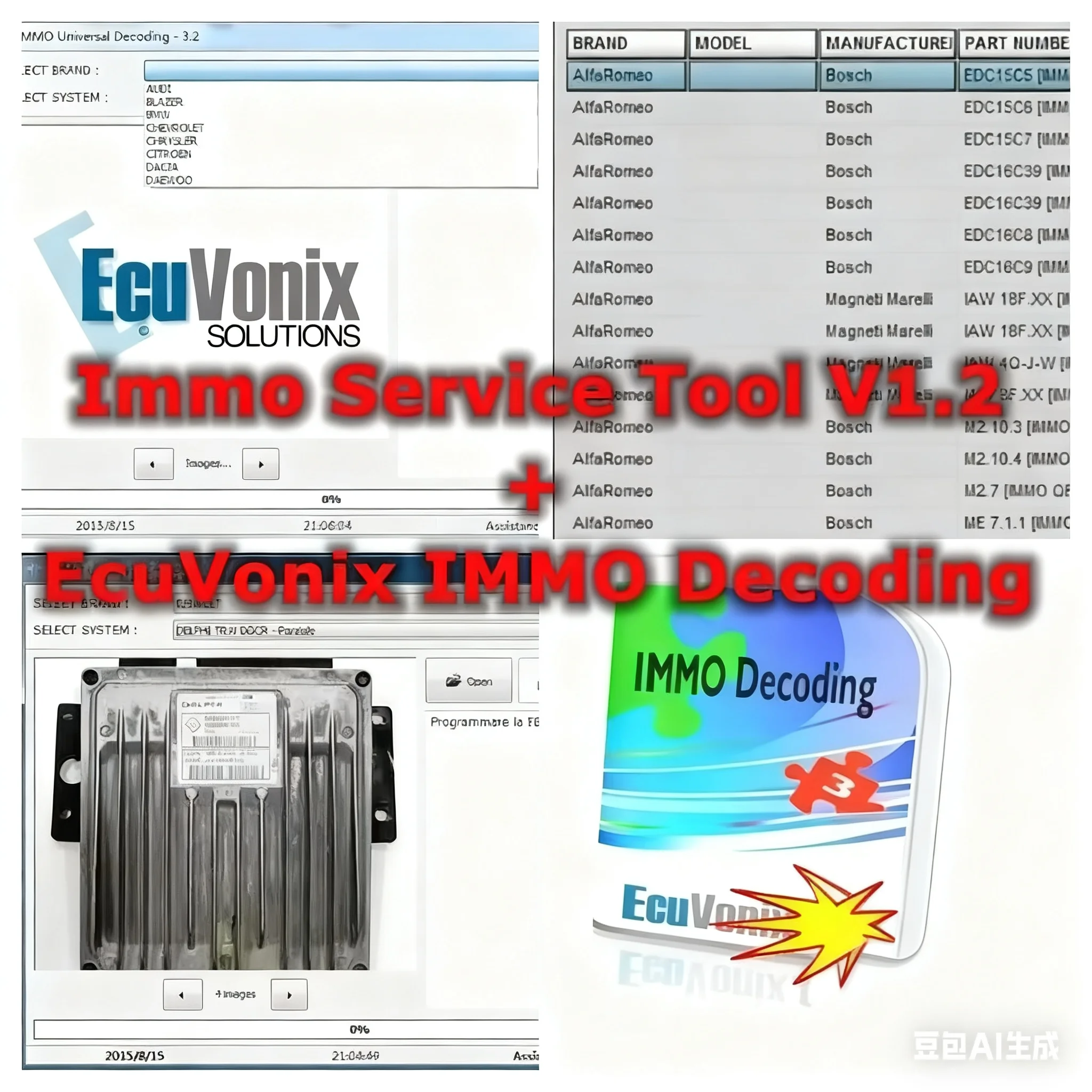 

Newest EDC IMMO SERVICE TOOL V1.2 Car Repair Software PIN CODE EcuVonix Decoding V3.2 Immo Off CALCULATOR BSI VDO DASHBOARD