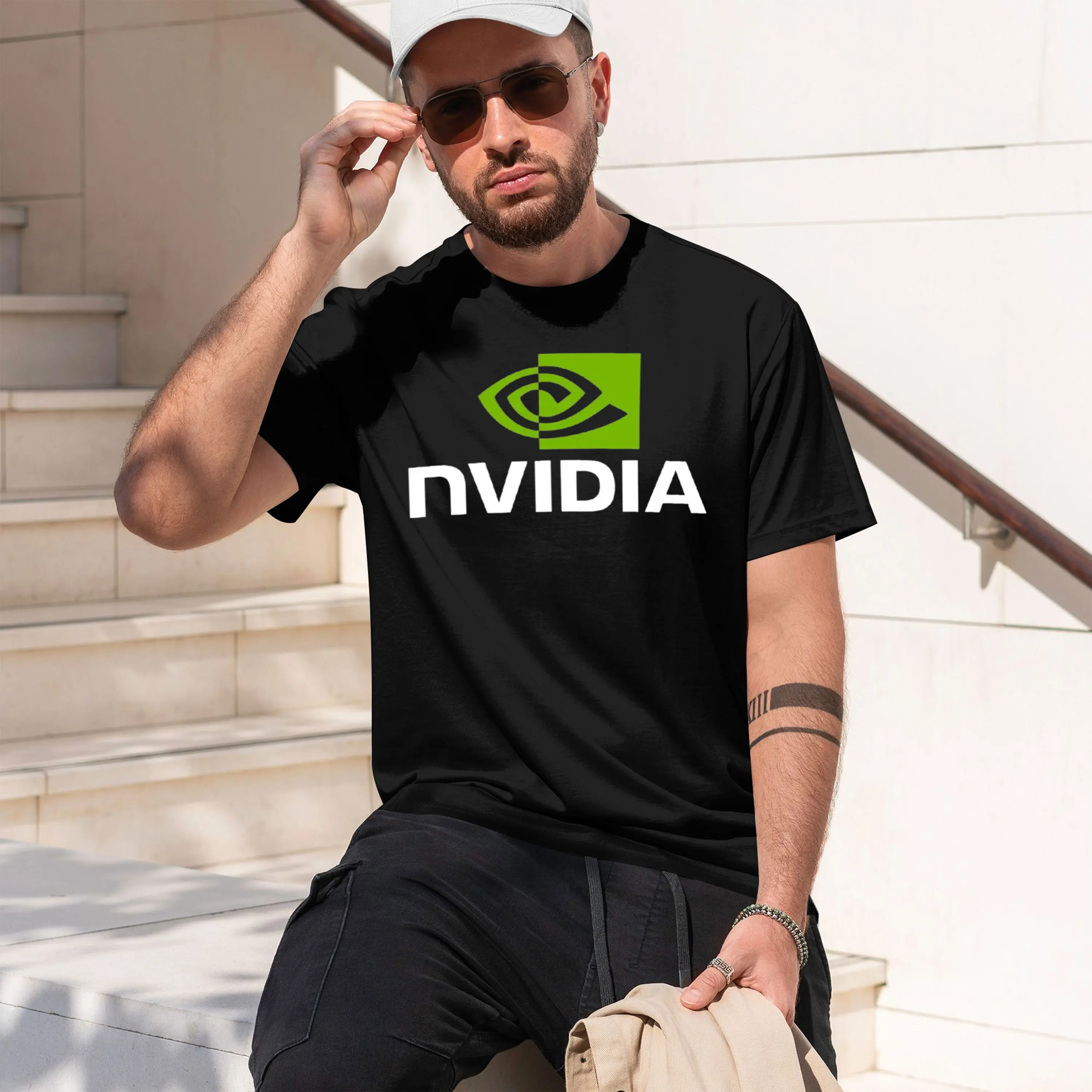 Nvidia T-Shirt vintage clothes quk ying Short sve tee Short sve tee men 2026 New Model Short-sleeve crewneck T-Shirt Classic Cas