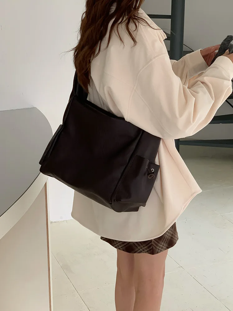 

CGCBAG Korean Fashion Crossbody Bags For Women Casual Lage Capacity Tote Bag Simple Commuting Female Shoulder Bag Handbags
