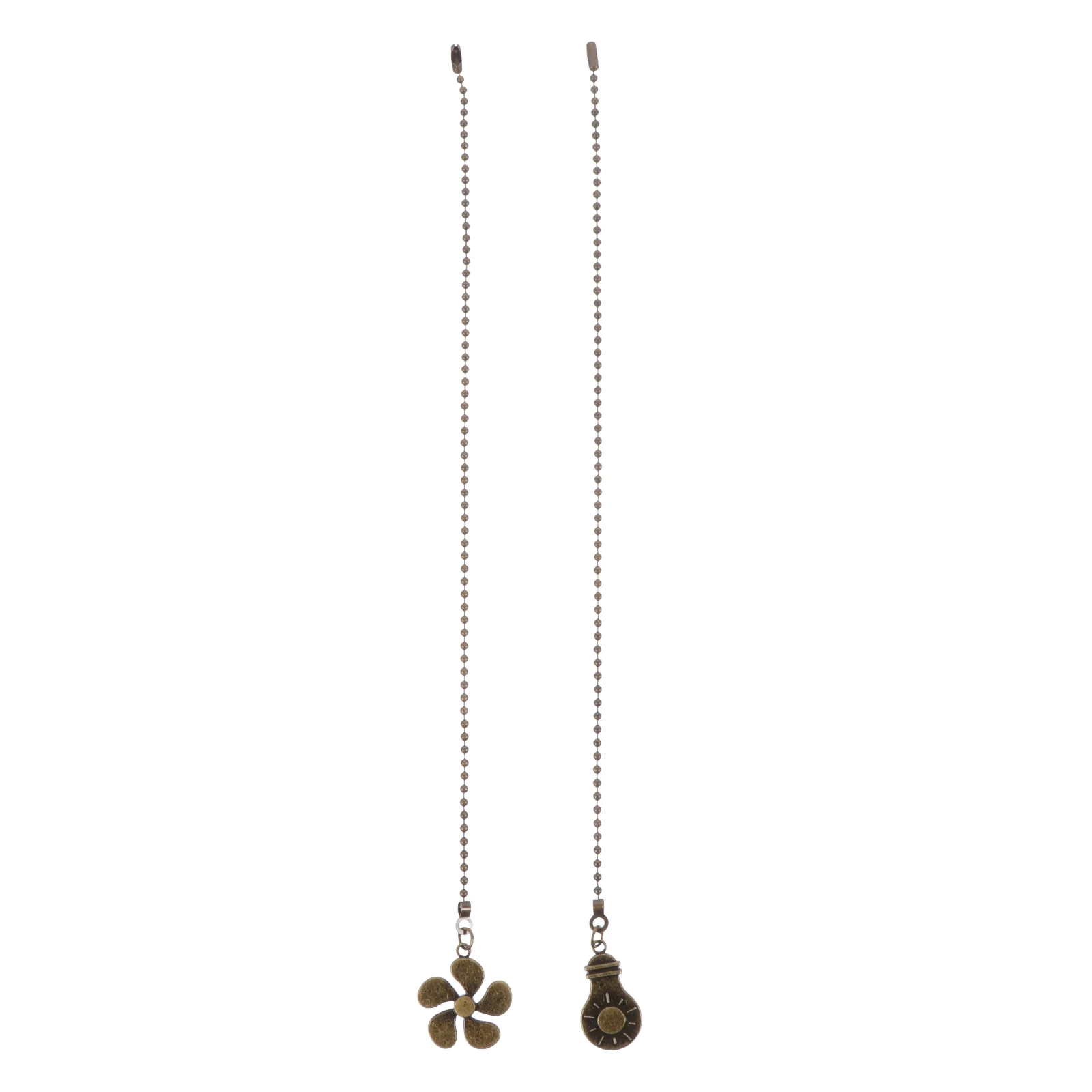 2 uds accesorio colgante cadena techo extensor de extensión de moda tirador de aleación de Zinc