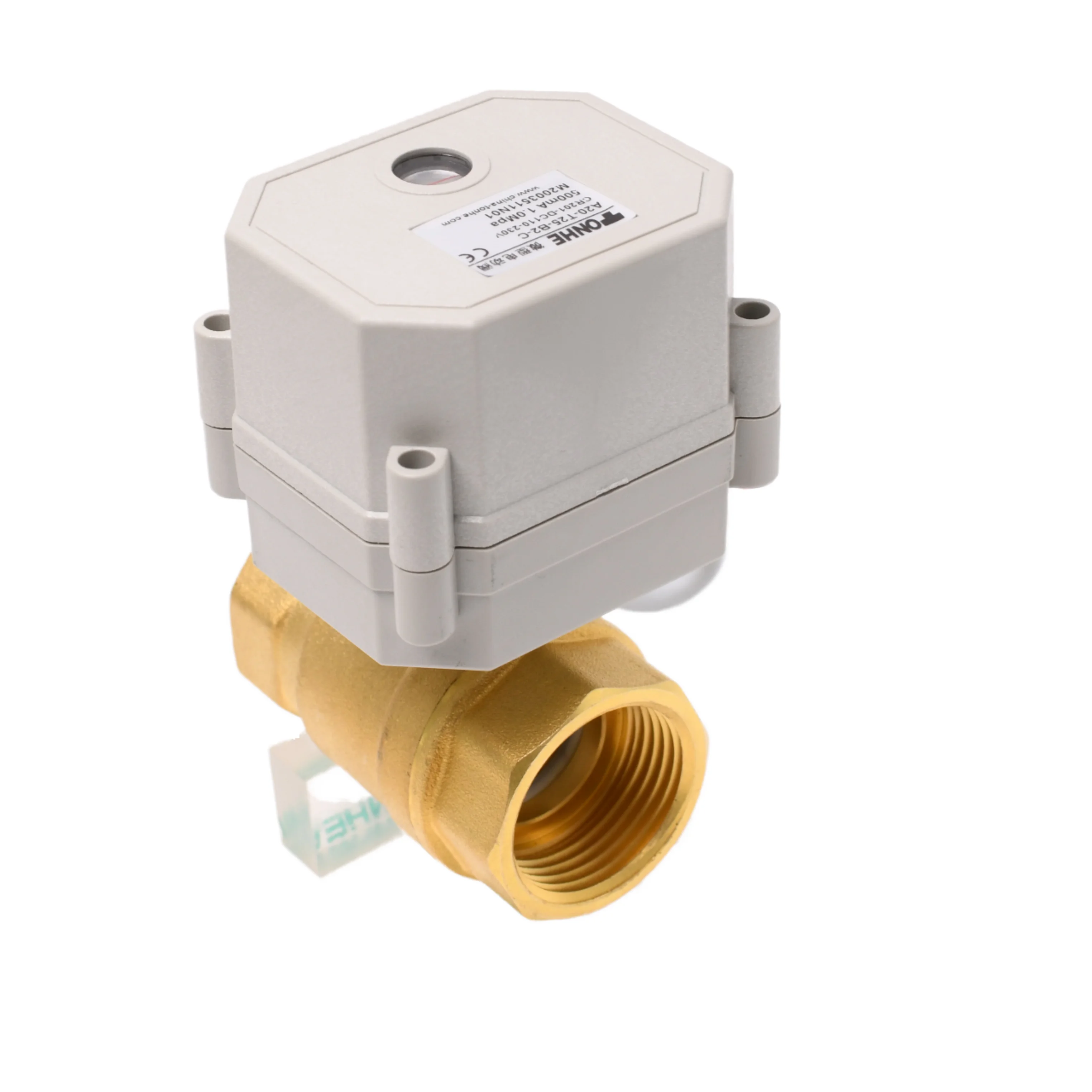 DC5V 1'' Brass Electric CR301 2-way Motorized Ball Valve Flow control device
