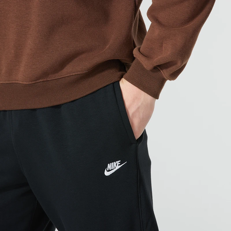 Nike (Nike) Club ft Jogger سراويل رياضية محبوكة للرجال سراويل ضيقة للتدريب على الجري سراويل رياضية غير رسمية منزلية Fn3802-010
