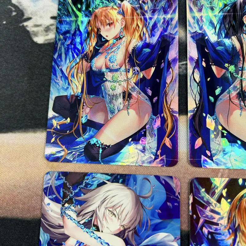 9 unids/set FGO Fate/Grand Order 05 Kousaki DIY tarjeta Flash de Color hecha a mano juego de Anime tarjeta de colección juguete de regalo