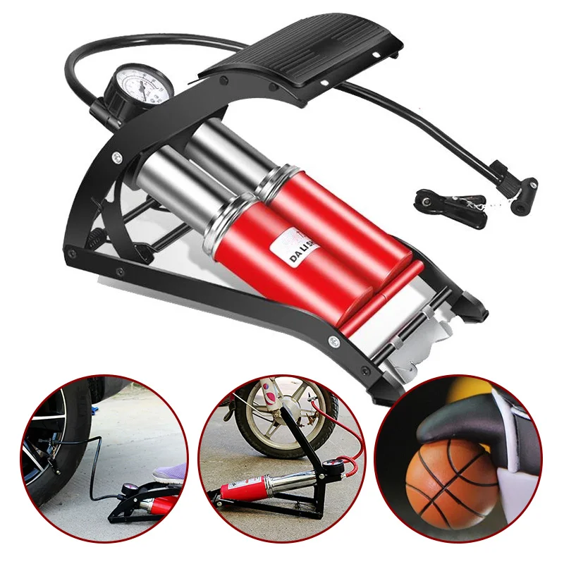 Air Pump Tire Inflator Portable Car Tyre Inflator For Motocycle Bicycle Balls Basketball Pump Up Tires Electric Powered Vehicle