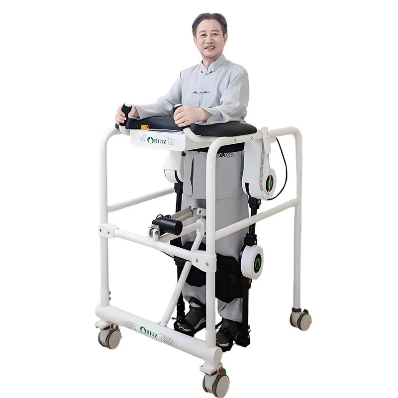 Smart Display Control Electric Exoskeleton Robot Rehabilitation Walker Rollator For Paralyzed Patient Lower Limb Training Device