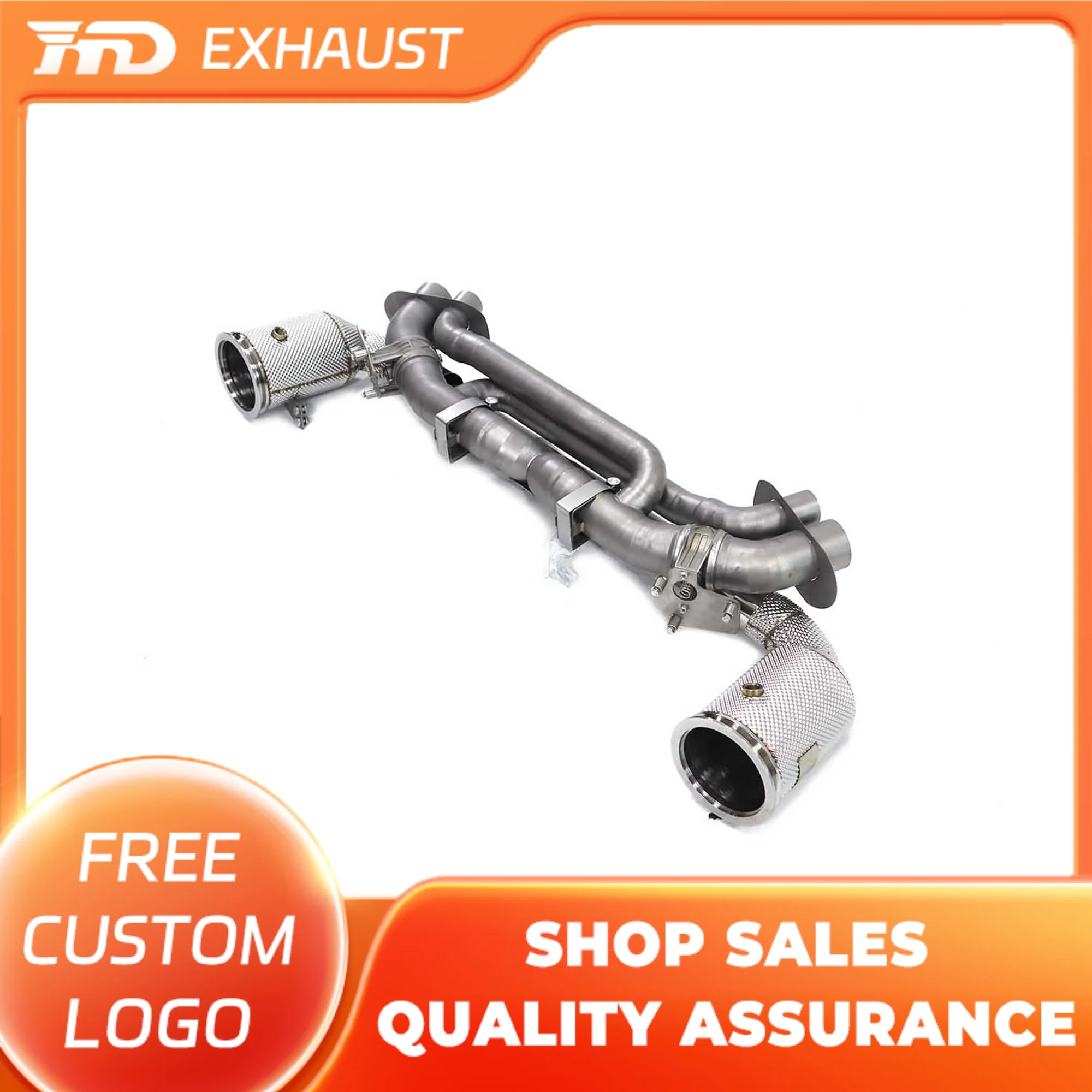 

HMD Exhaust System titanium alloy High Flow full exhaust catback for Porsche 911 992 with valves