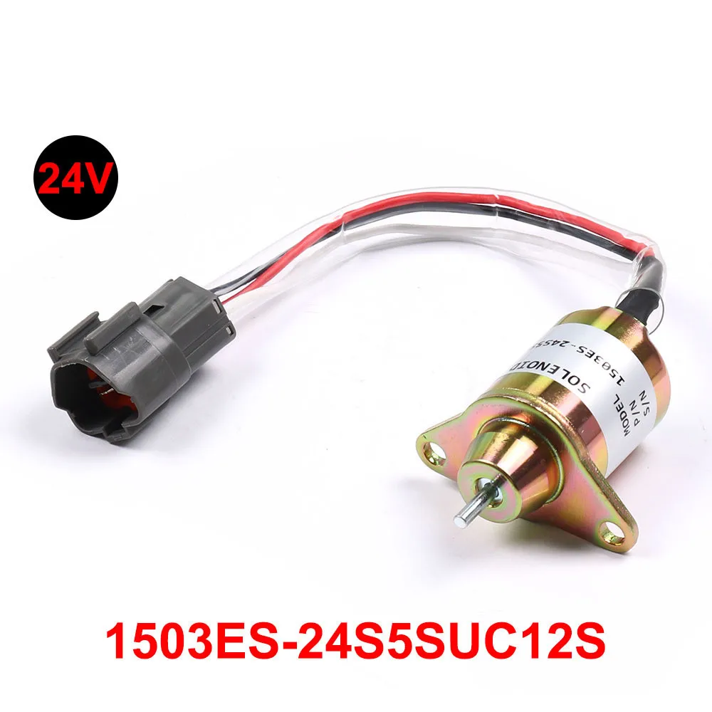 Fuel Shutoff Solenoid SA-4614-T 1503ES-24S5SUC12S for Woodward 24V