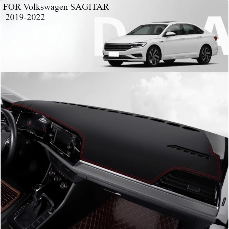 

FOR Volkswagen SAGITAR 2019-2022 Car Dash Mat Dashmat Dashboard Mat Cover Sun Shade Dash Board Cover Carpet Accessories