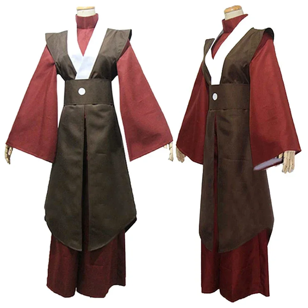 

Fantasy Costume Anime Cartoon Avatar Last Cosplay Airbender Roleplay Outfits Women Halloween Party Disguise Suits