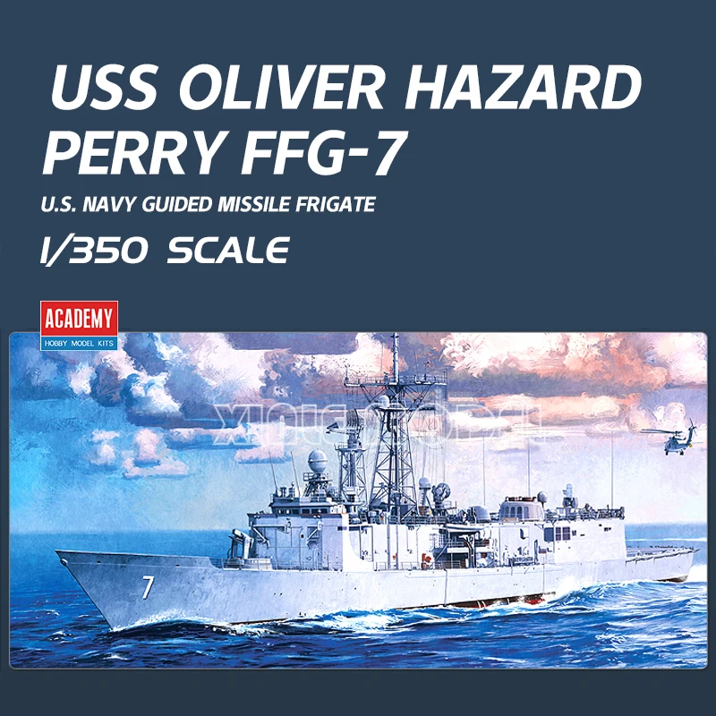 

Academy 14102 Комплект модели американского перри-класса FFG-7 Missile Frigate в масштабе 1/350