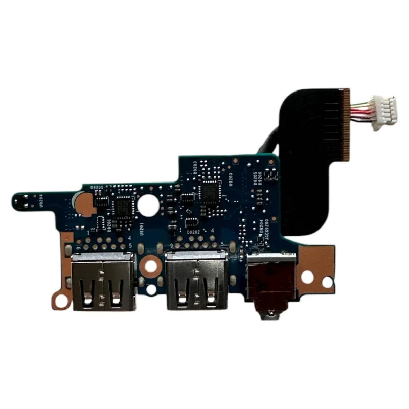 For HP Elitebook 840 G7 IO USB Audio AUX Headphone Jack Port Board w Cable GRADE A