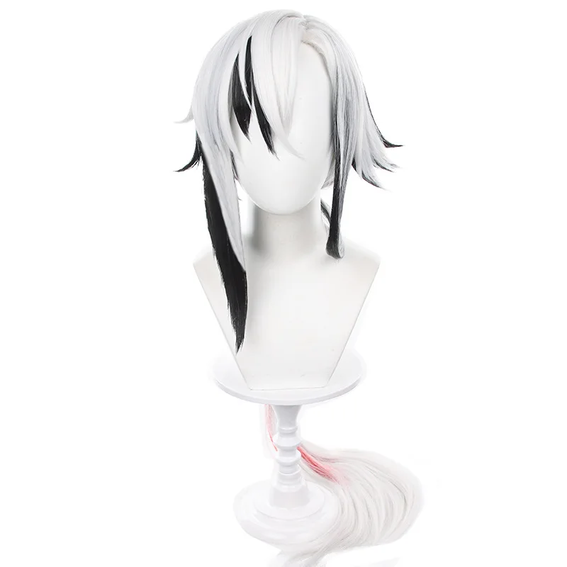 Fontaine Arlecchino Cosplay Wig The Knave Wigs Cosplay 100cm Heat Resistant Synthetic Hair Wigs + Wig Cap