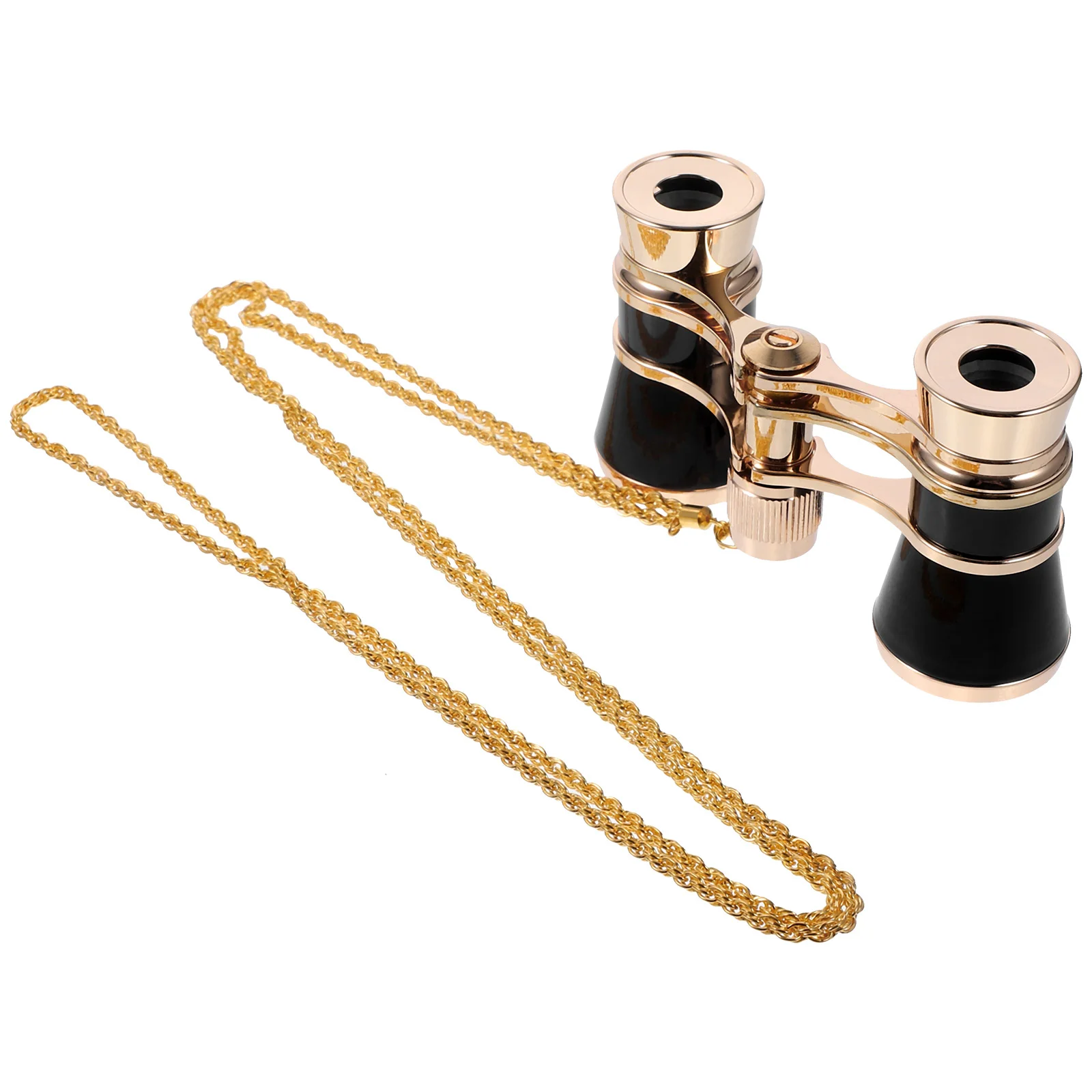 Mini Telescope Eyeglasses Opera for Adults Handheld High Powered Black