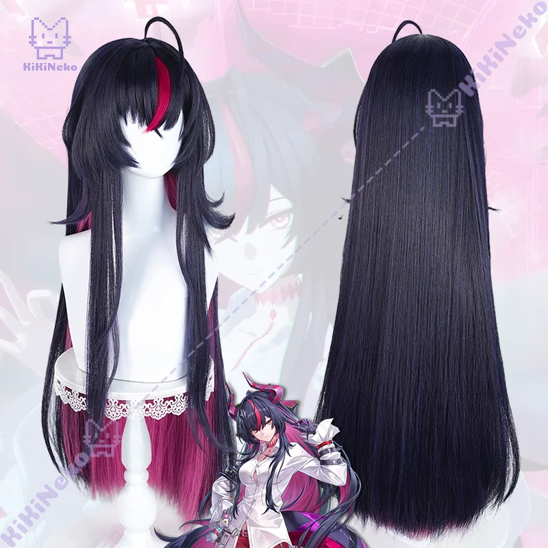 Game NTE Shinku Cosplay Wig Moon Night Red Dragon Cosplay Hair For Hallowmas Comicon Party Adult Women Man