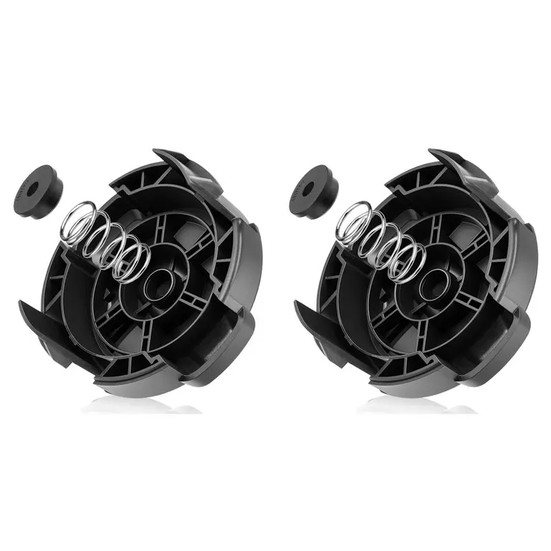 ABKS-2X DWO1DT995 Weed Trimmer Head Cap & Spring For Quickfeed String Trimmer Head, Parts DCST922P1 DCST922B