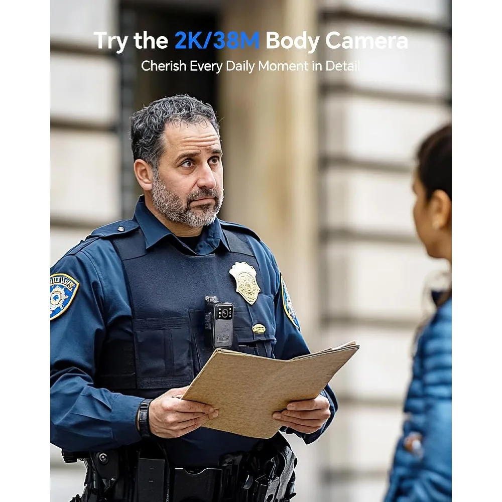 4K Small Body Camera  Mini Video Camera Camcorder Night Vision and Bike Mount On-The-Go Recording Law Enforcement Personal Usage view 5