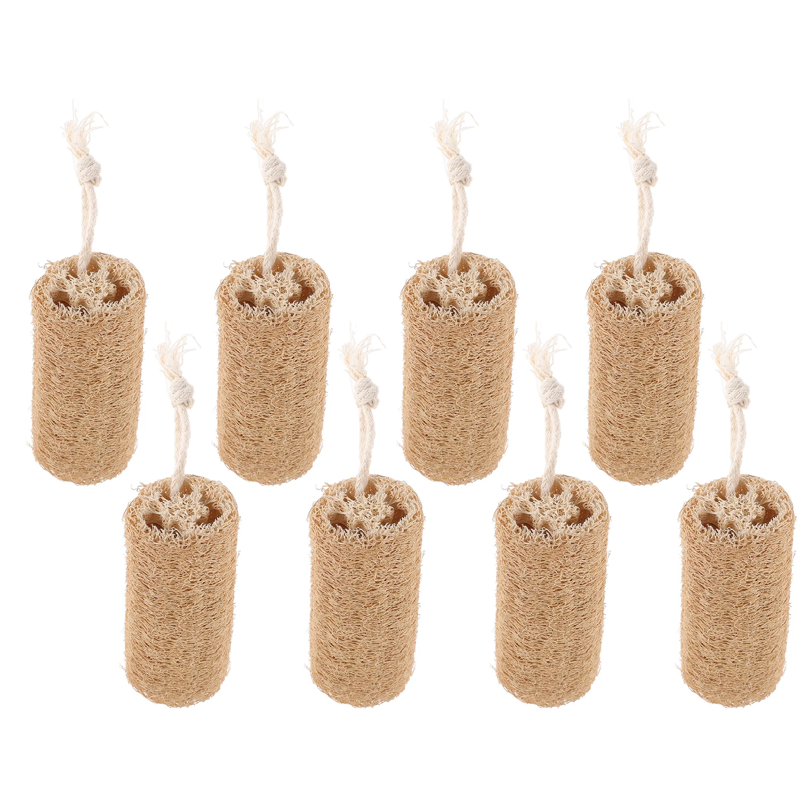 

8pcs Kitchen Cleaning Sponge Multi-Purpose Loofah For Dishes Pots Pans Vegetables Body Exfoliating Shower Scrubber Reusable