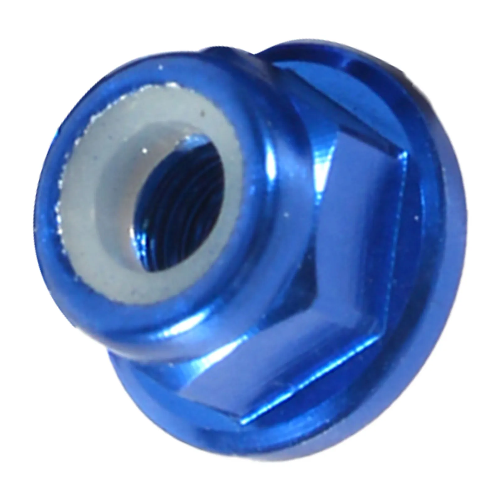 Picture 3: M3 Nylon Insert SelfLock Aluminum Nuts Hex Lock Nut Royal Blue Aluminum Lock Nut Lock Nuts Nylon Lock Nut Insert Lock Nut