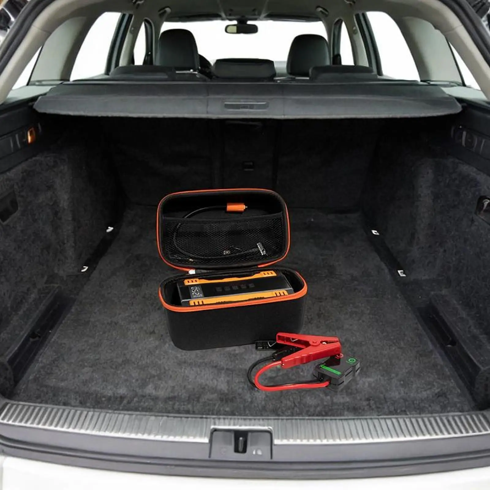 Hard Case for Car Starter, EVA, Storage Holder, Emergency Power Case, Practical