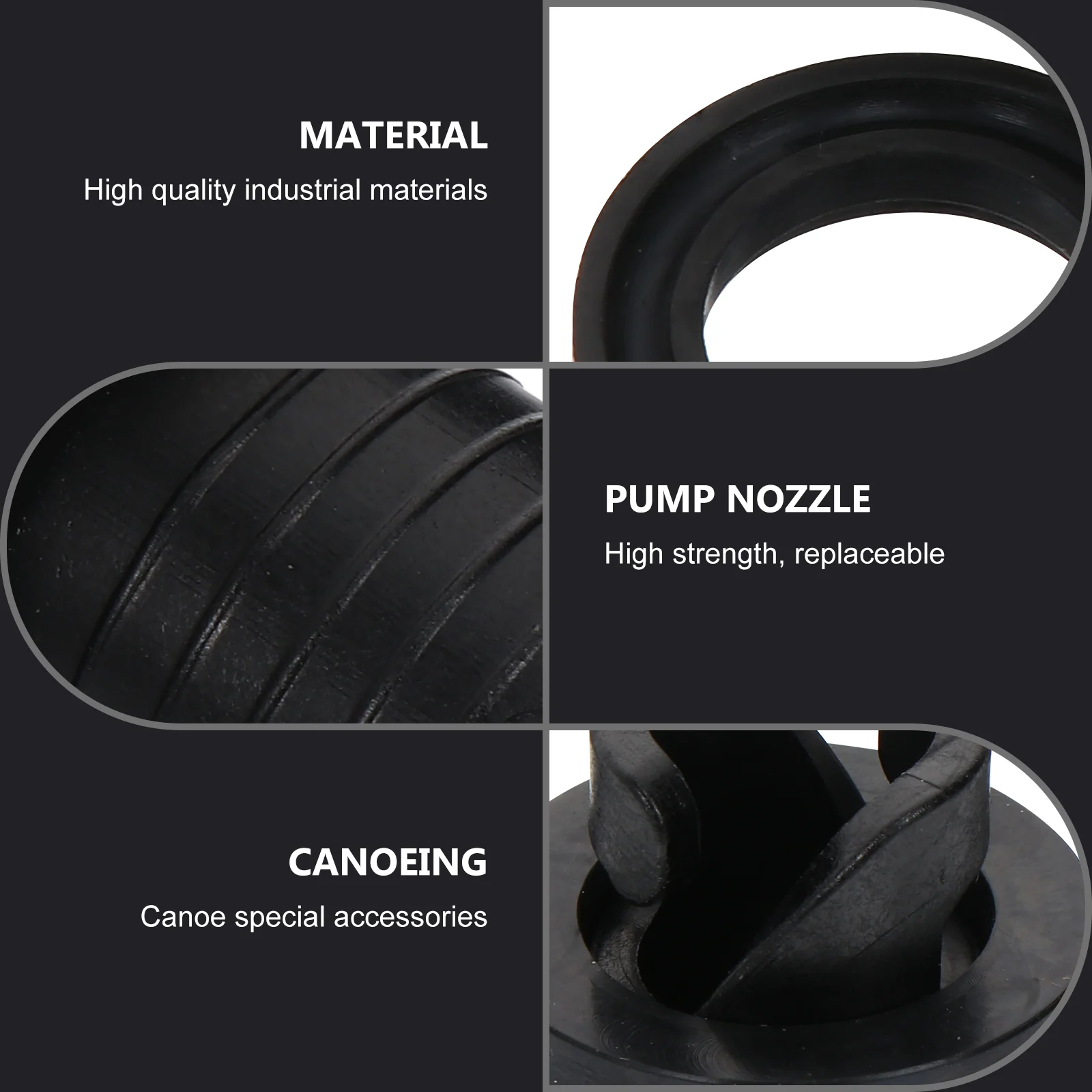 

1pc Air Valve Adapter Premium Nylon Lightweight For Inflatable Boat Kayak Pump Hose Connector Multifunction Pump Adapters