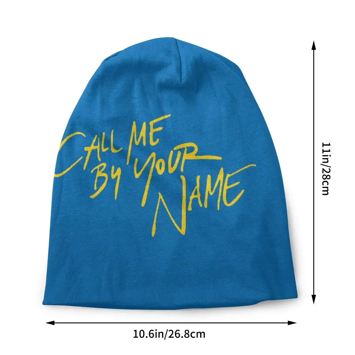 Call Me By Your Name Blue Skullies Beanies Hats Hip Hop Autumn Winter Street Men Women Caps Adult Warm Bonnet Knitted Hat