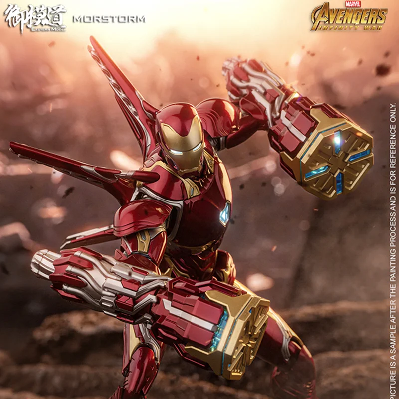 High Quality Morstorm E-model Iron Man Mk50 Deluxe Edition Action Figure 1/9 Scale Assembly Model Set Figurine Toys Gift Kids