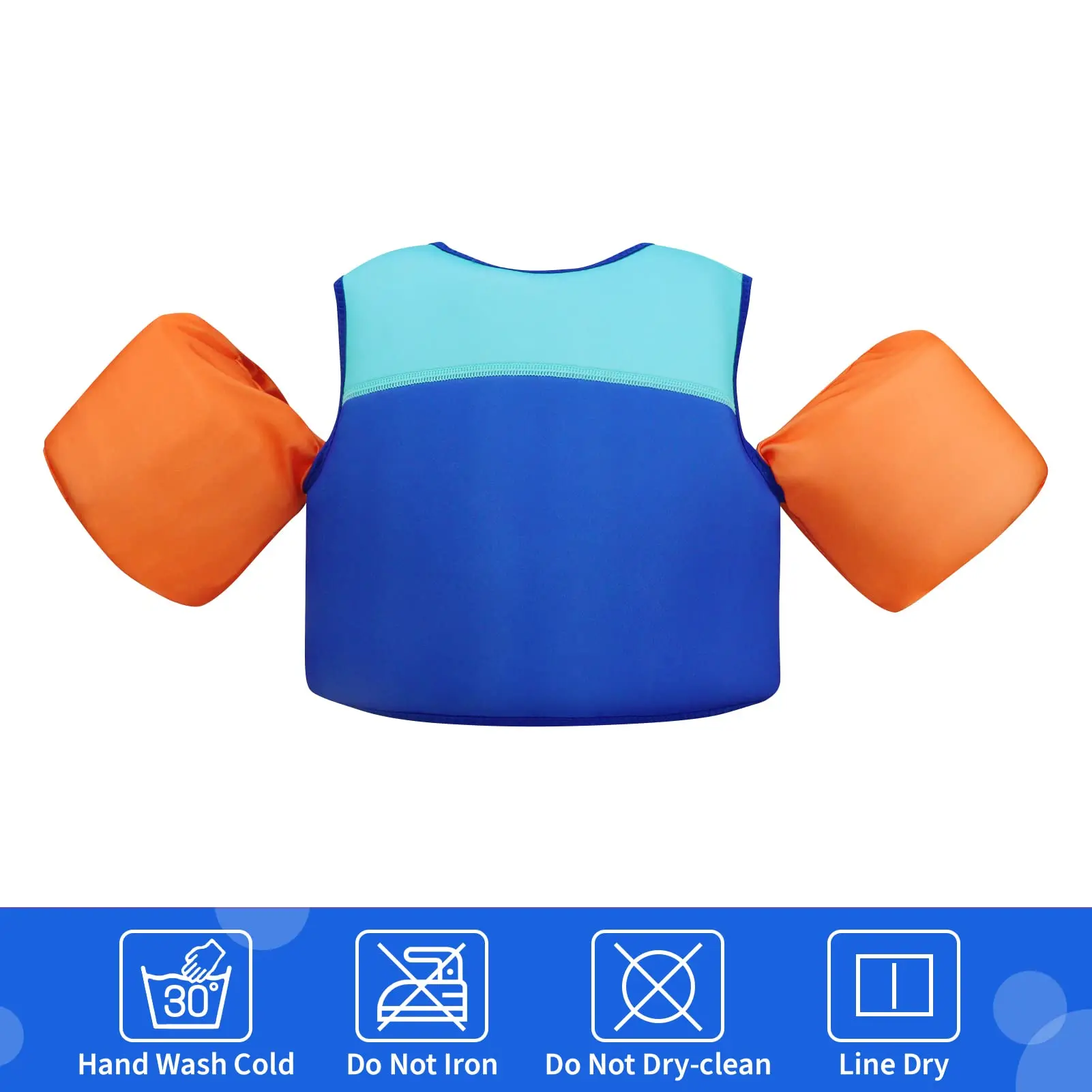 Toddler Floaties Kids Swim Vests for Girls and Boys Pool Float Jackets with Arm Water Wings for 2-6 Year Old Children