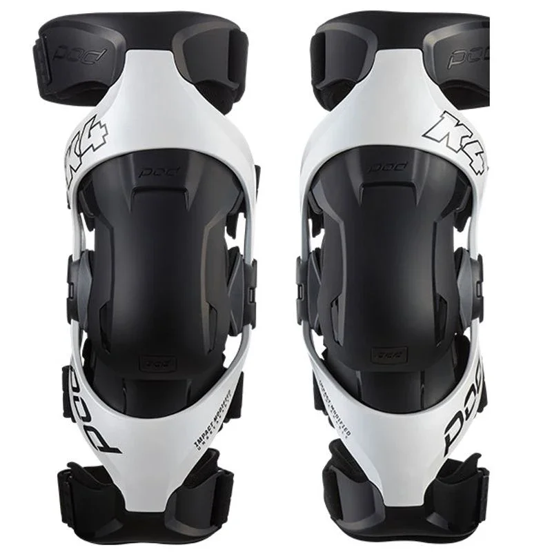 

Motorcycle Protector Knee POD K4 2.0 Knee Braces Protective Motocross Mx Adult White