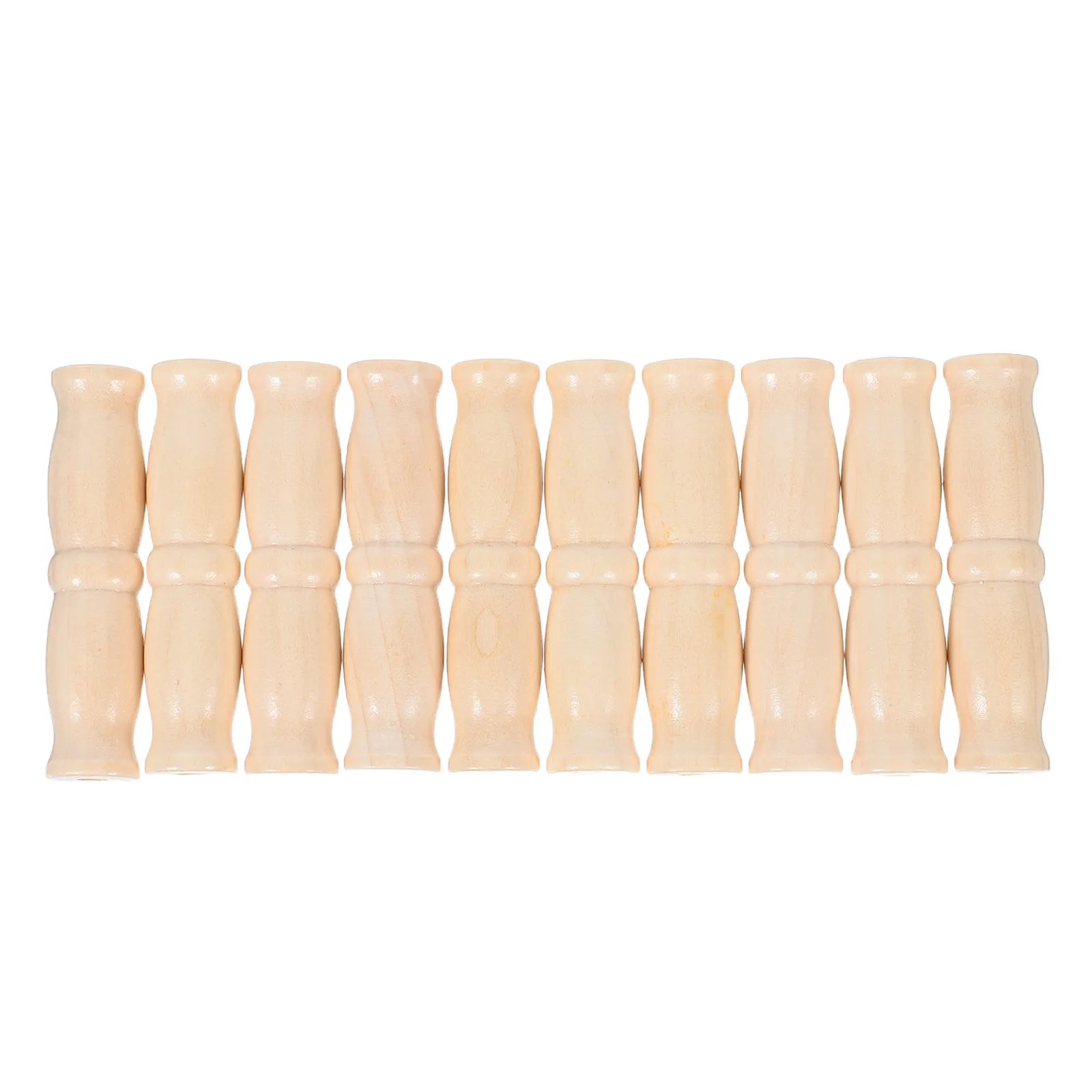 

10pcs Wooden Handle For Water Buckets Smooth Replacement Grip Bucket Carrying Handle For Gallon Pail Food Storage Paint