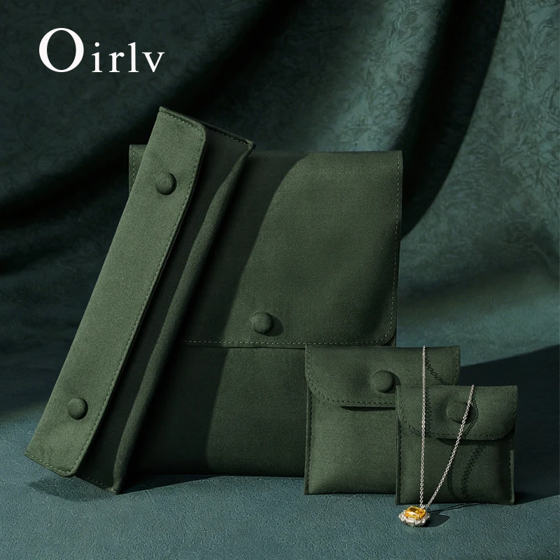 

Многоцветный компактный и портативный мешочек Oirlv для украшений: органайзер для ожерелий, браслетов, кулонов и аксессуаров для путешествий