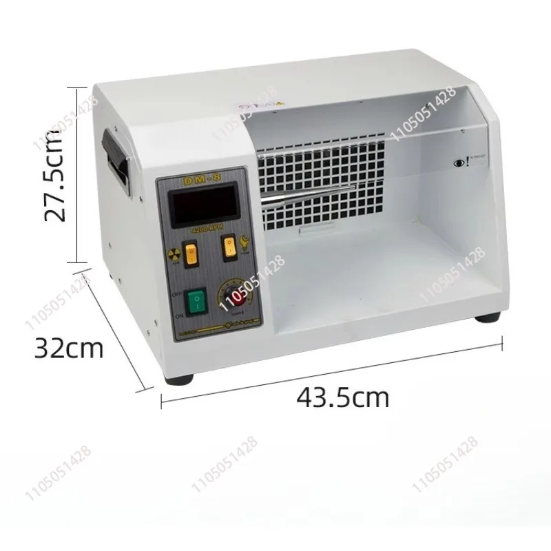 Jewelry cloth wheel polishing machine DM-8 desktop grinding adjustable speed variable frequency vacuum cleaning cloth wheel